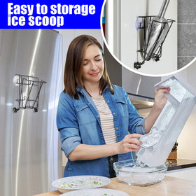 TOCCYARD Ice Scoop Holder wall-mount ready saves counter space