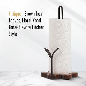 Tocemei dual iron rods with antique brown finish keep towels secure