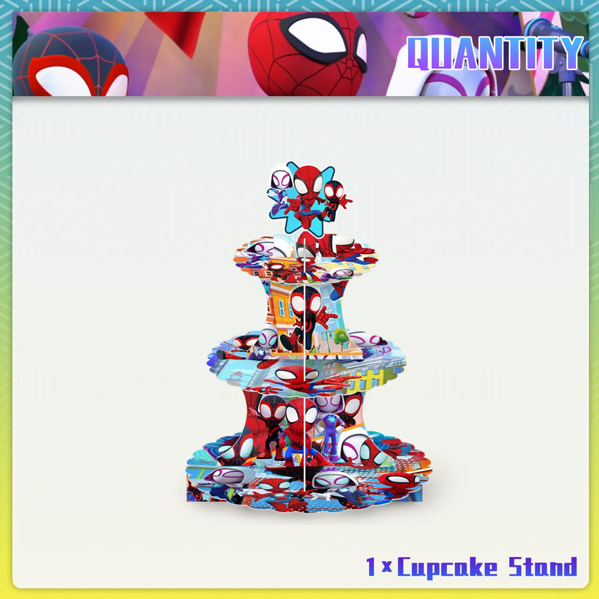 TOCKFIT Spider birthday stand enables quick setup and easy post-party storage