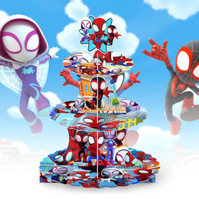 TOCKFIT Spider dessert display stand showcases treats on a three-tier rack