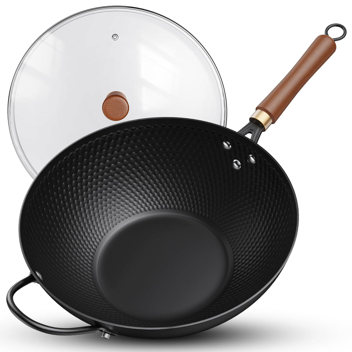 Todlabe durable coating-free wok that ages gracefully with seasoning.