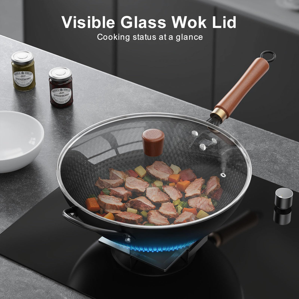 Todlabe stir-fry ready wok designed for fast, flavorful meals.