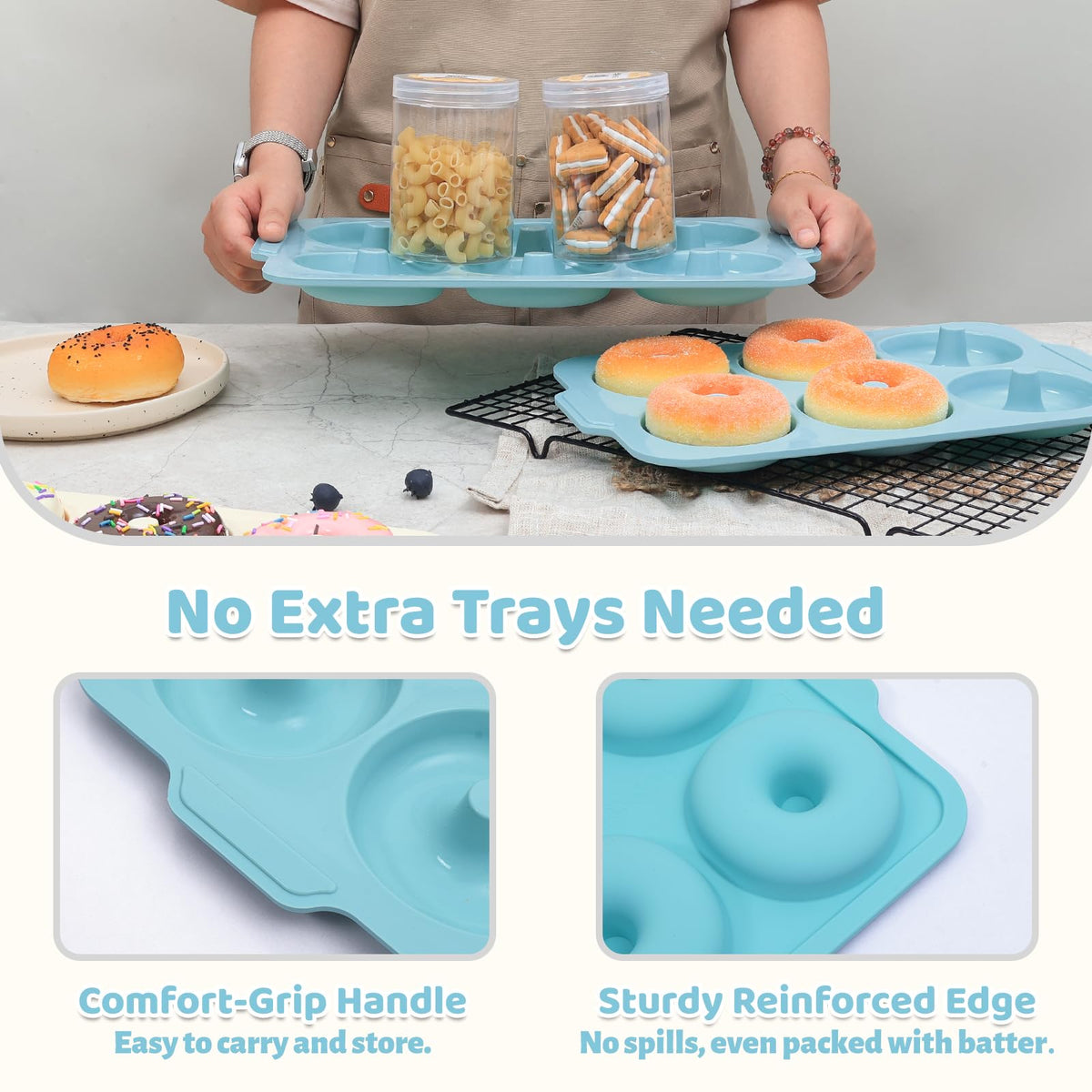 Toeusog heat-resistant silicone withstands high temperatures for oven use