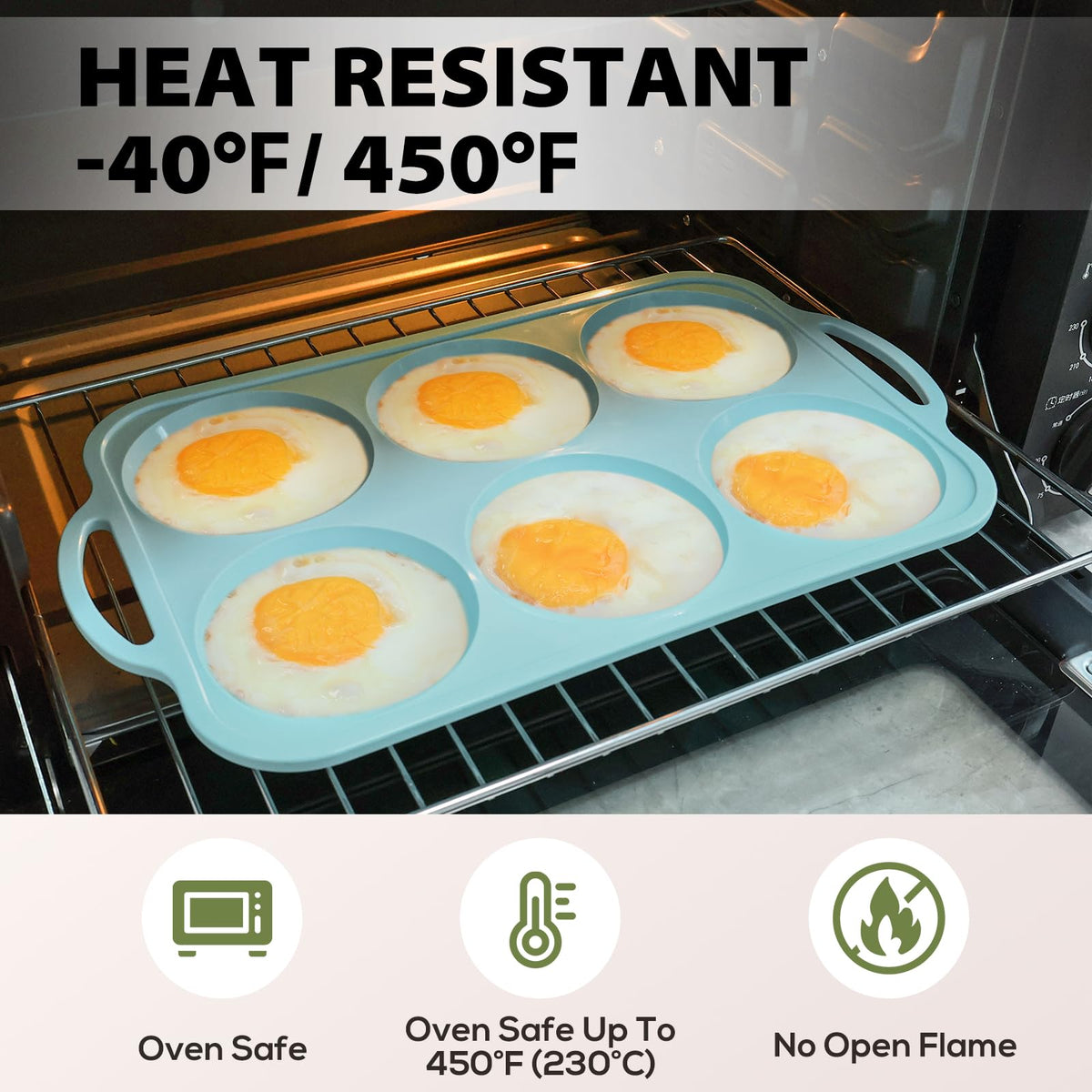 Toeusog oven safe BPA free silicone for versatile baking