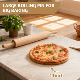 Toeusog kitchen essential rolling pin ideal for pizza and pastry.