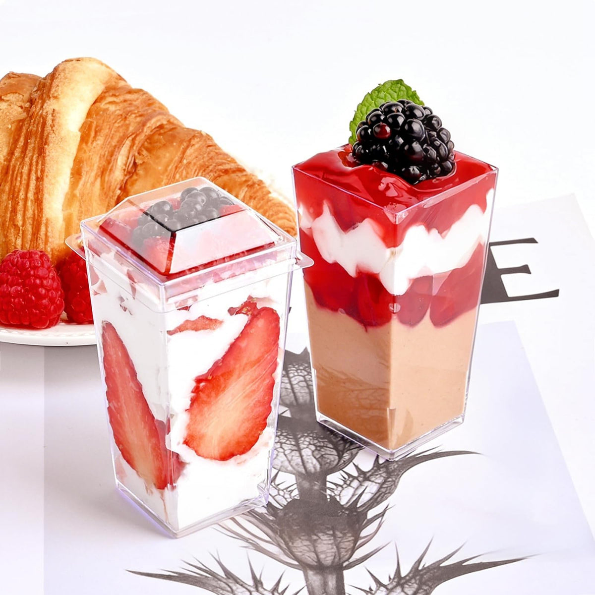 TOFLEN dessert cups in use at events create professional buffets