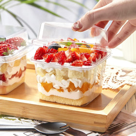 TOFLEN 8oz cups freezer-safe for dessert prep and storage