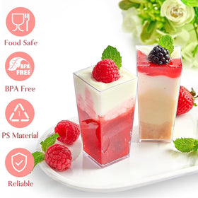 TOFLEN 3oz cups offer a stackable design saving space.