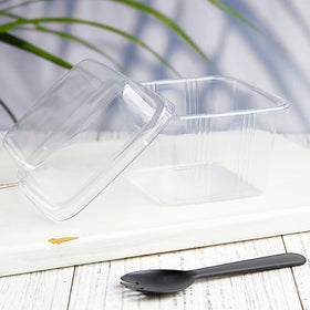 TOFLEN sealed parfait cup prevents dust and leaks during delivery