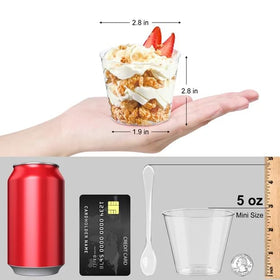 TOFLEN spoons included with cups for tastings and precise servings.