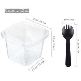 TOFLEN sporks included for easy sampling of desserts and snacks