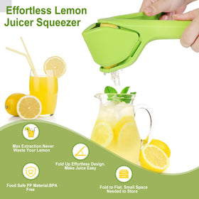 ToGeeKa hand citrus press in compact form for quick on-the-go juice.