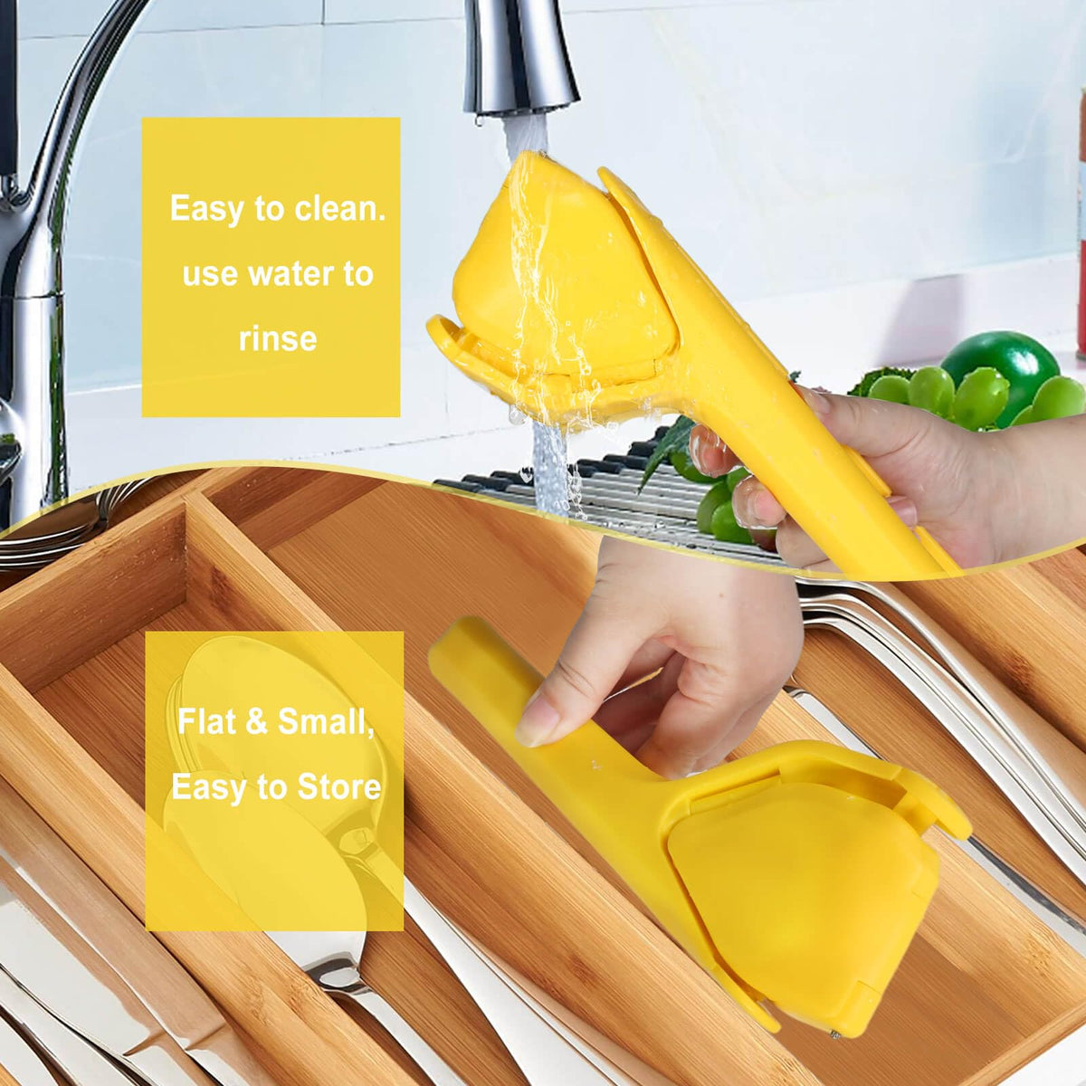 ToGeeKa Citrus Press suitable for home or bar cocktail prep.