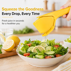ToGeeKa Lemon Squeezer lever action ideal for quick lemon and lime juice.