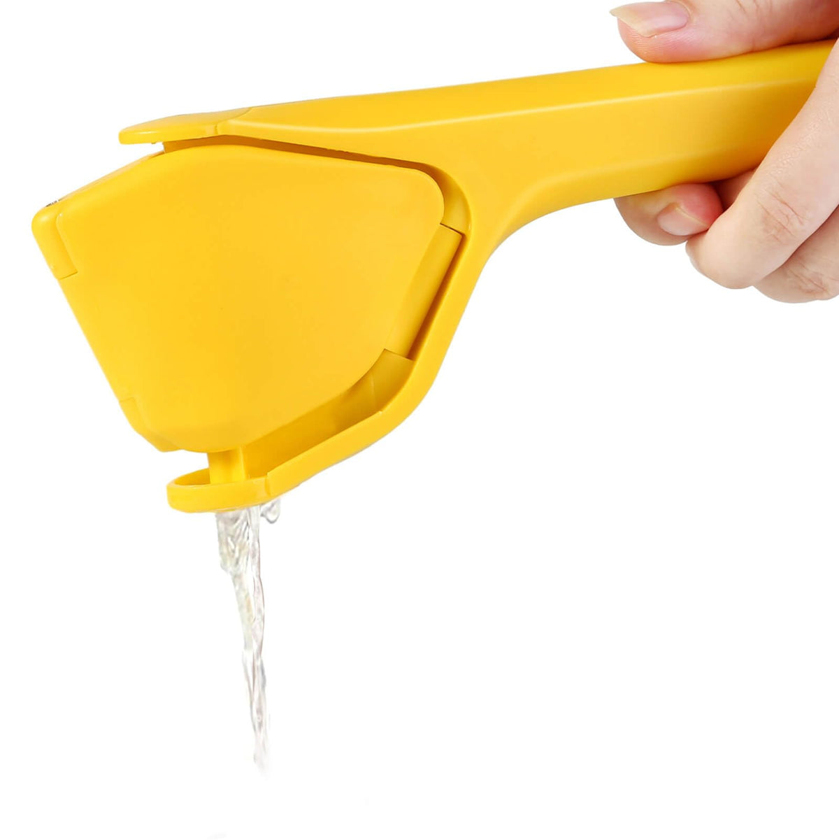 ToGeeKa Lemon Squeezer handheld lever design for effortless citrus juicing.