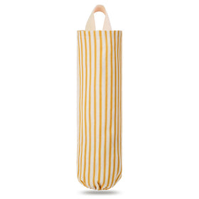 TOGETRUE bag holder on wall-mount, yellow finish, keeps bags organized and ready.