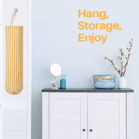 TOGETRUE compact wall-mount bag holder fits small spaces.