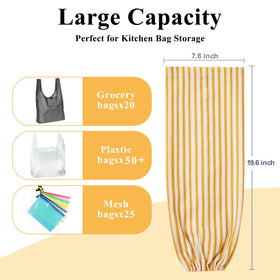 TOGETRUE cotton bag dispenser close-up highlights sturdy material and craftsmanship.