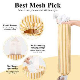 TOGETRUE grocery bag dispenser top-entry design for easy bag access.
