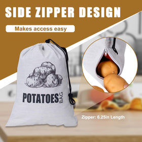 TOGETRUE hanging design bag keeps pantry organized.