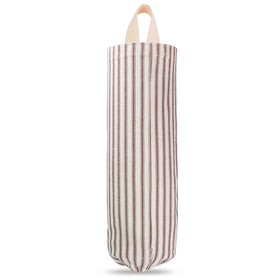 TOGETRUE plastic bag holder wall-mount brown keeps bags organized and accessible.