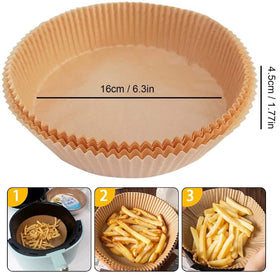 TOGOO liners keep air fryer clean during frying, roasting, or baking.