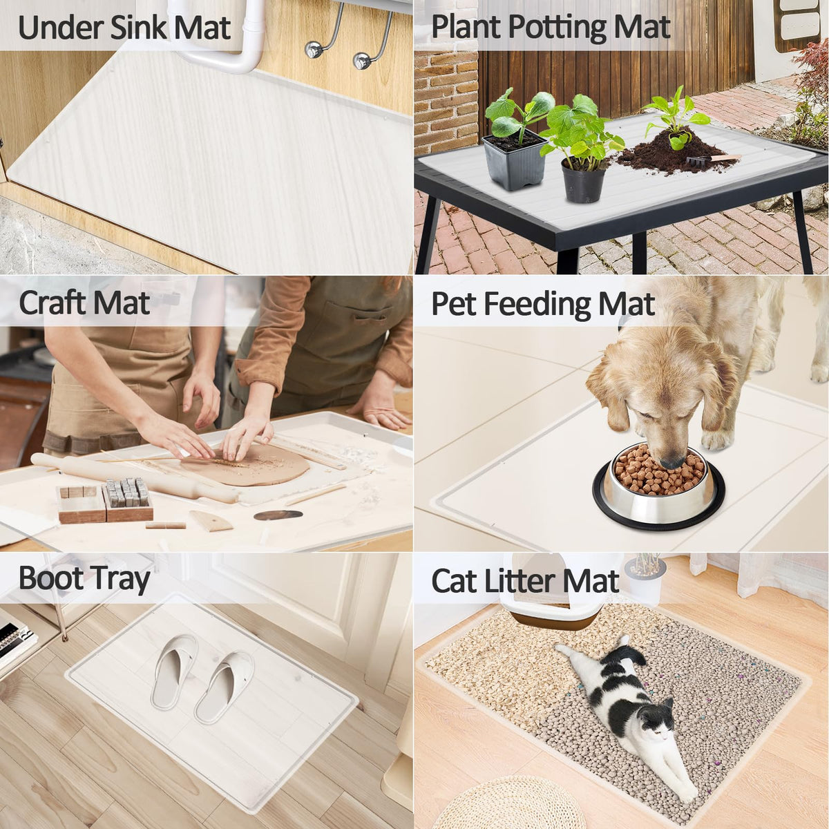 TOHONFOO heat-resistant coffee mat protects counters during hot brew cycles