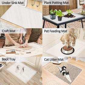 TOHONFOO heat-resistant coffee mat protects counters during hot brew cycles