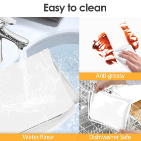 TOHONFOO multi-use silicone mat doubles as pet feeding or tray mat