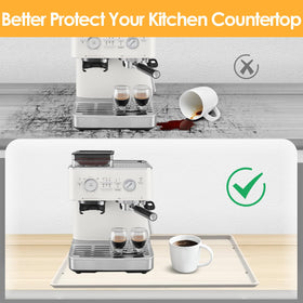 TOHONFOO waterproof countertop protection mat shields surfaces from heat and stains