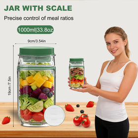 TOIPINIO vertical-layered design keeps greens separated until eating.
