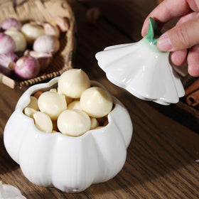 TOIVO dishwasher-safe garlic container for easy cleanup after cooking.