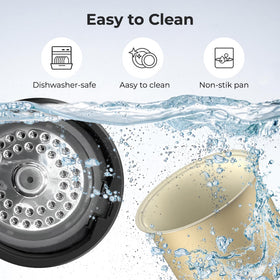 TOKIT cleaning accessories including steam valve and inner lid for quick maintenance