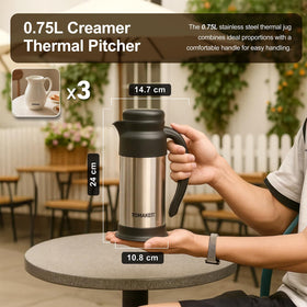 TOMAKEIT Creamer Pitcher latte-art pour for barista-worthy drinks