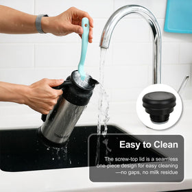 TOMAKEIT Creamer Pitcher leak-proof lid prevents spills during travel
