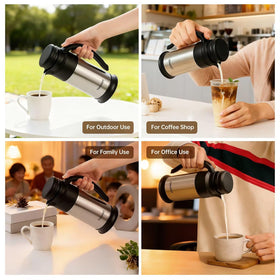 TOMAKEIT Creamer Pitcher travel-friendly design for cafes and trips
