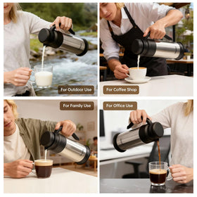 TOMAKEIT durable stainless steel design resists rust and dents.