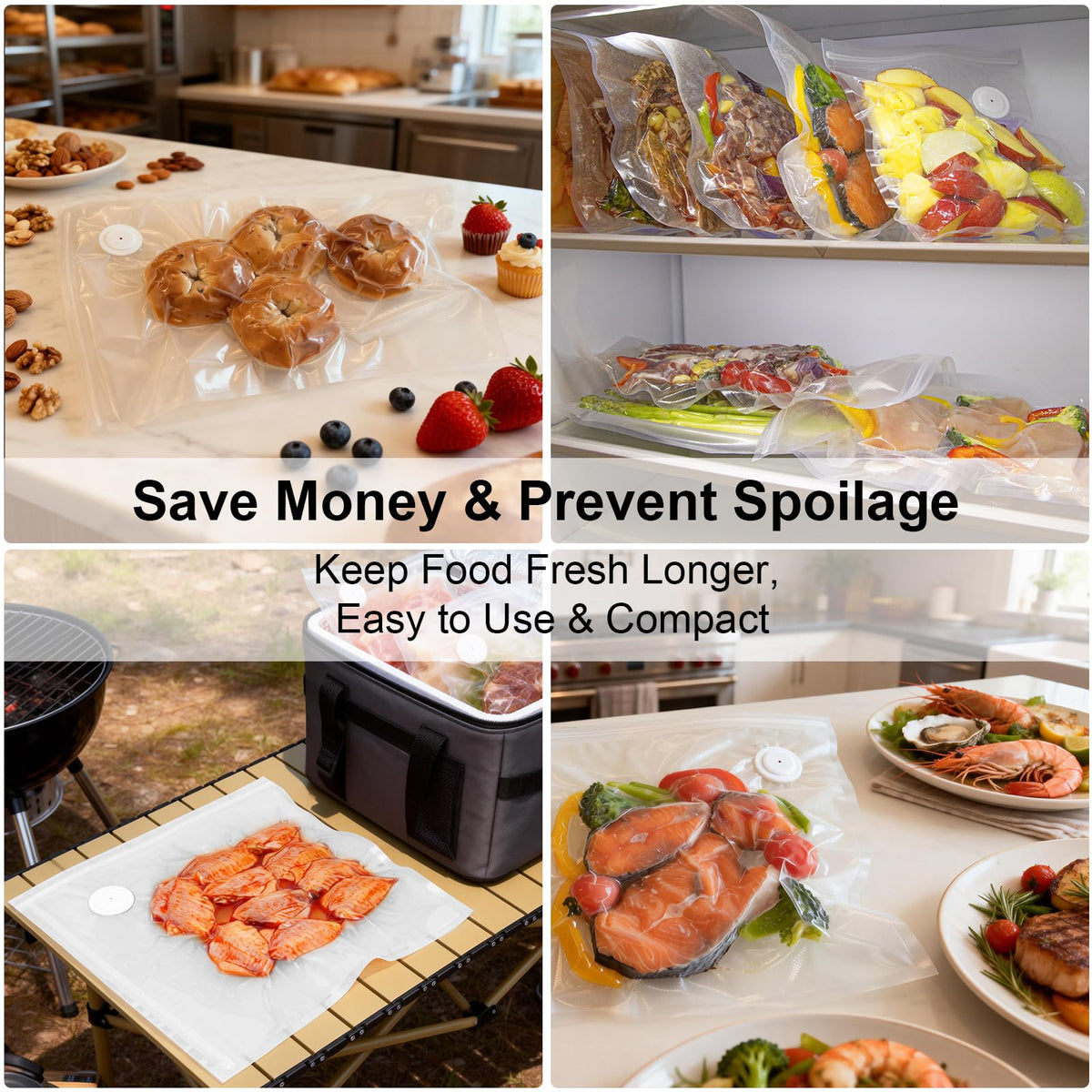 TomCare BPA-free dishwasher-safe bags for easy cleanup