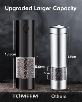TOMEEM five-level grind settings offer precise control.