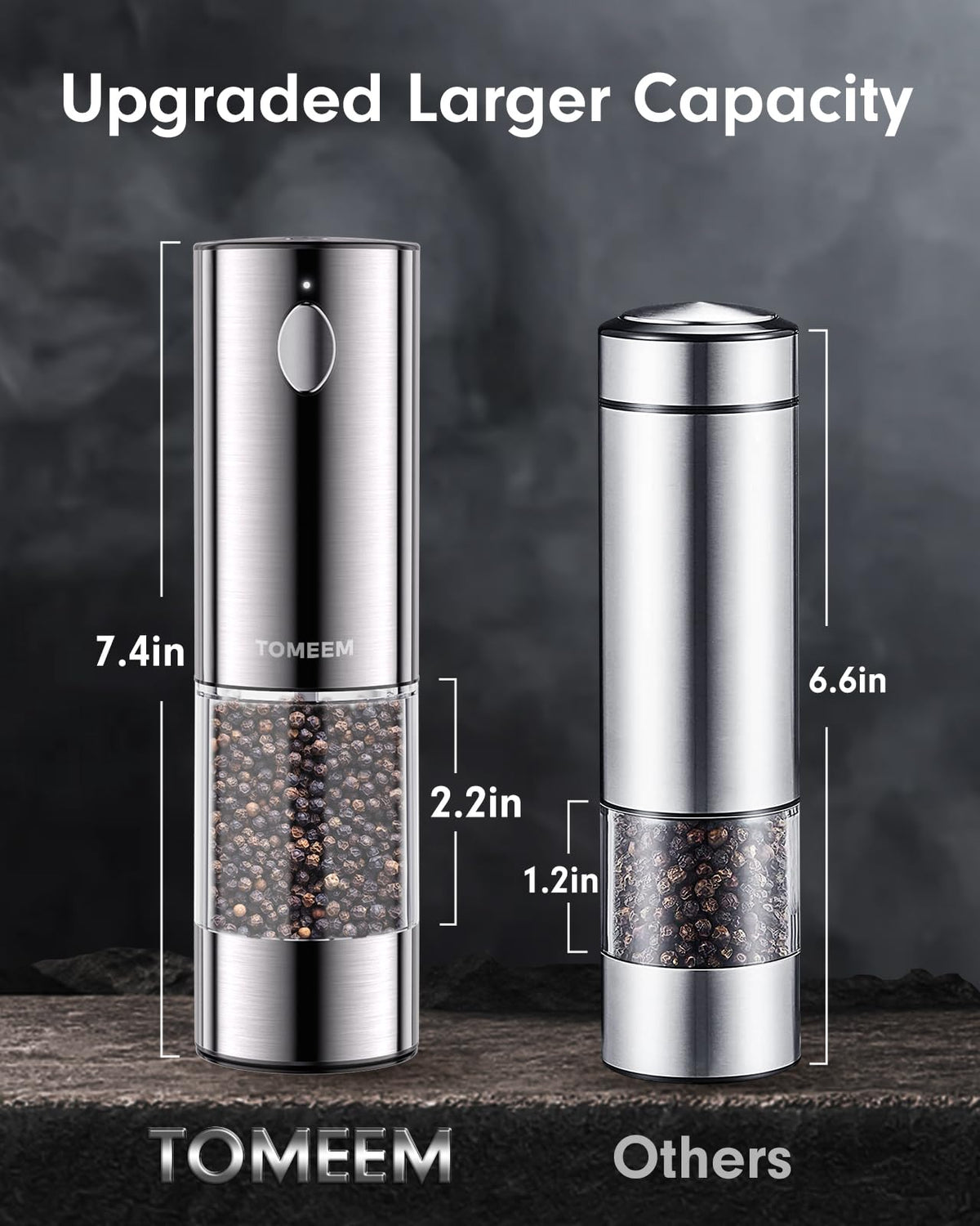 TOMEEM five coarseness levels for flexible texture control