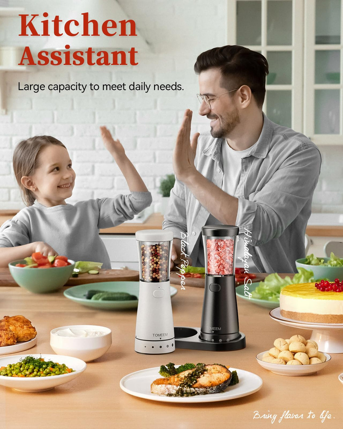TOMEEM 4.5 oz capacity supports longer cooking sessions.