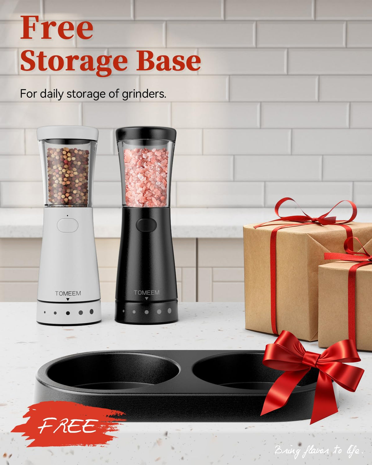 TOMEEM wide-mouth opening enables easy refills.