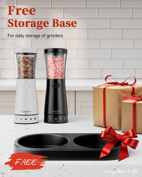 TOMEEM wide-mouth opening enables easy refills.