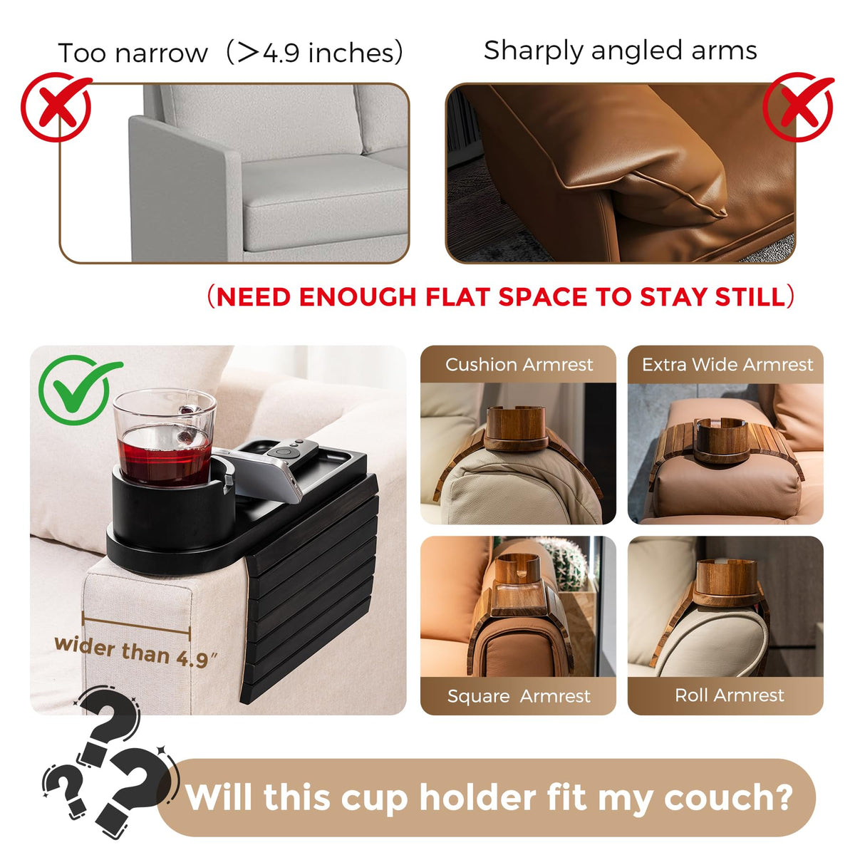 Tomlyop 360-degree rotating cup holder attaches securely for versatile beverage placement
