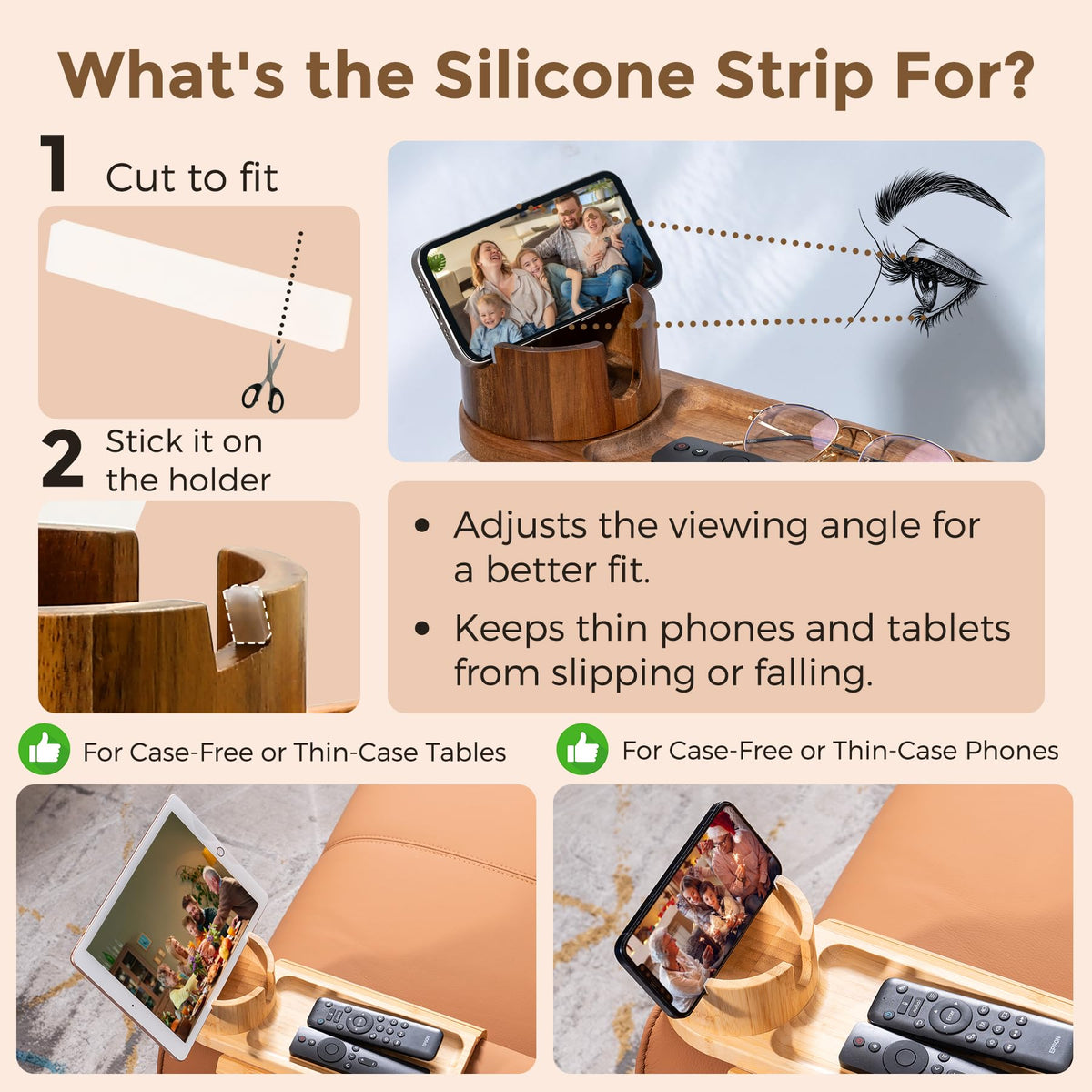 Tomlyop anti-slip back padding prevents slipping on sofa surfaces