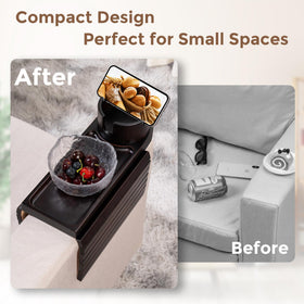 Tomlyop gift-ready couch tray makes a thoughtful present for cozy living spaces.