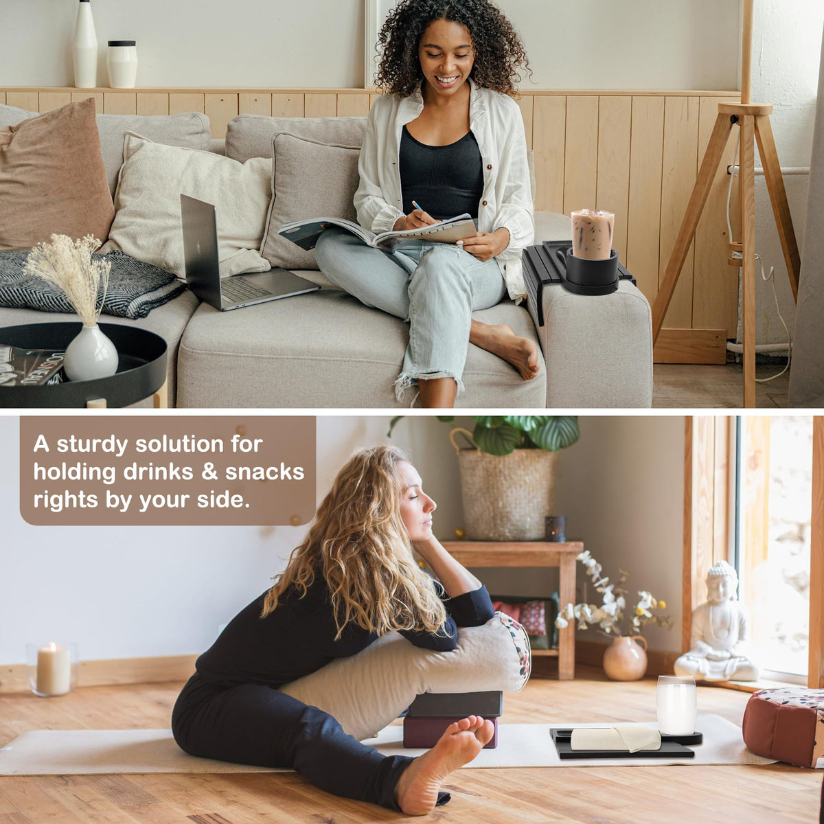 Tomlyop couch tray makes a thoughtful gift for housewarmings or birthdays
