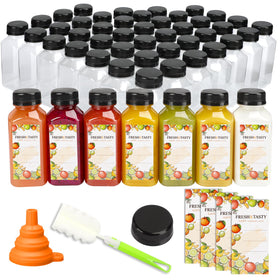 TOMNK 8oz bottle with tamper-evident cap for secure, spill-free beverages