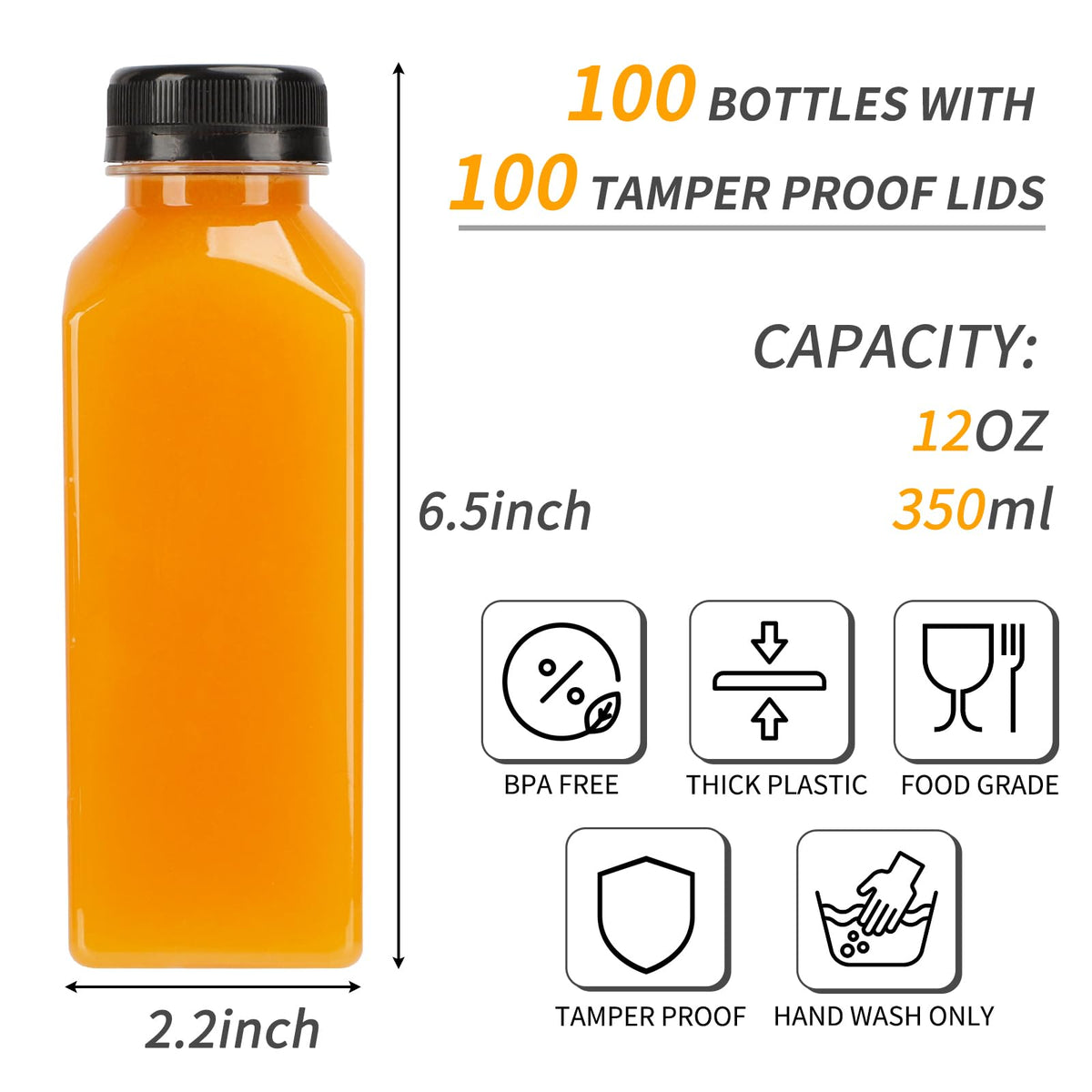 TOMNK tamper-evident caps seal freshness for drinks on the go.