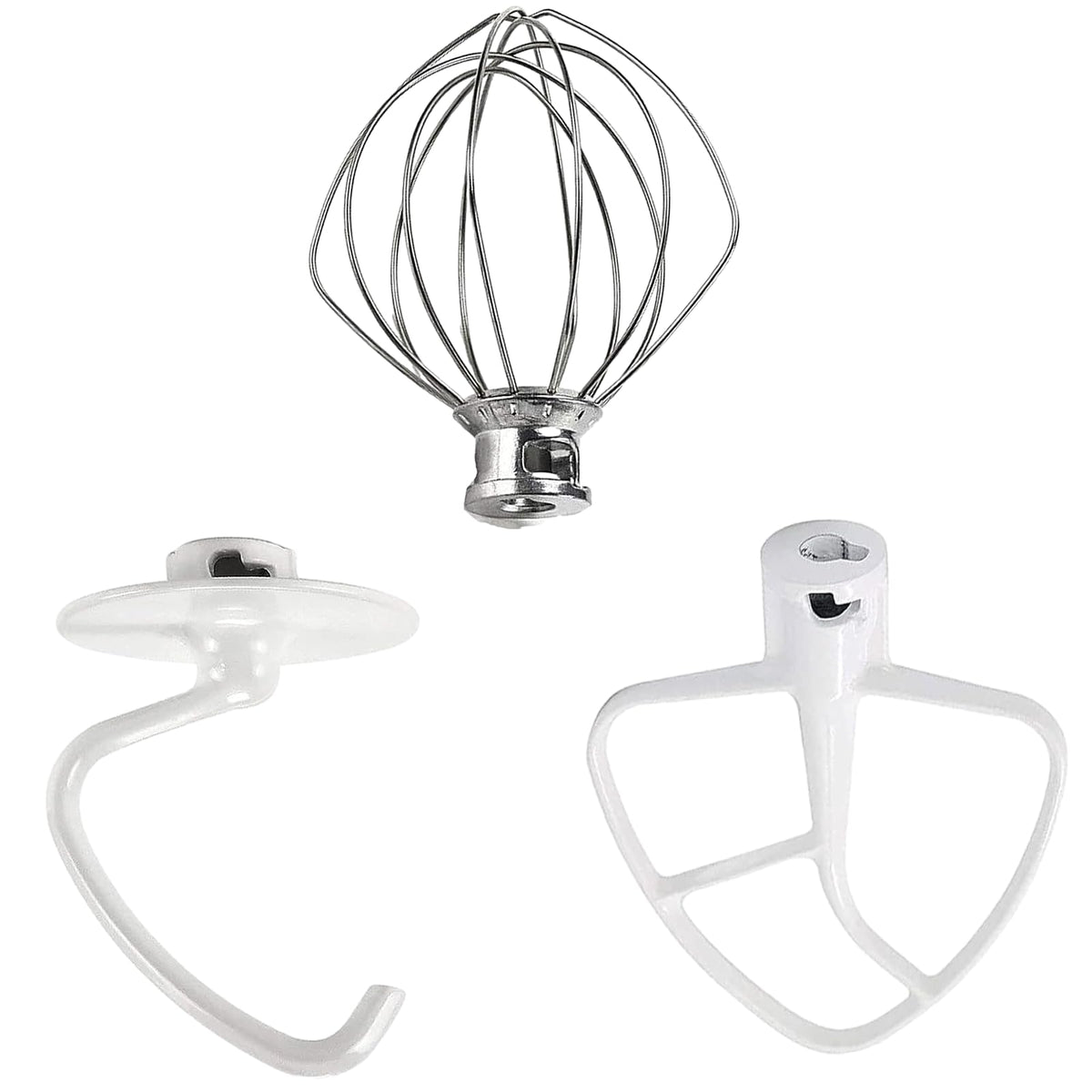 TOMOON K45DH dough hook for KitchenAid, durable steel for smooth kneading.